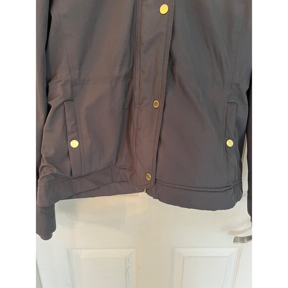 Hollister Grey All Weather Collection Sherpa Lined Hooded Winter Coat Medium - Picture 3 of 8